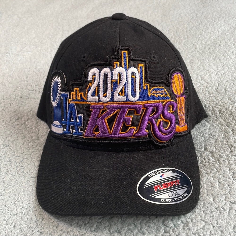 ✨$4 SALE 2020 LA Lakers/Dodgers Championship Hat Size L/XL